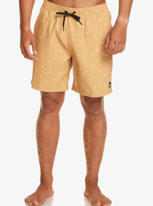 Mens Quiksilver Elastic Waist | Re-Mix 17" Volleys