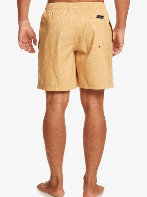 Mens Quiksilver Elastic Waist | Re-Mix 17" Volleys