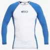 Mens Quiksilver Rashguards | Saturn Protection Long Sleeve Upf 50 Rashguard For Men