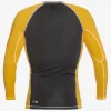 Mens Quiksilver Rashguards | Saturn Protection Long Sleeve Upf 50 Rashguard For Men