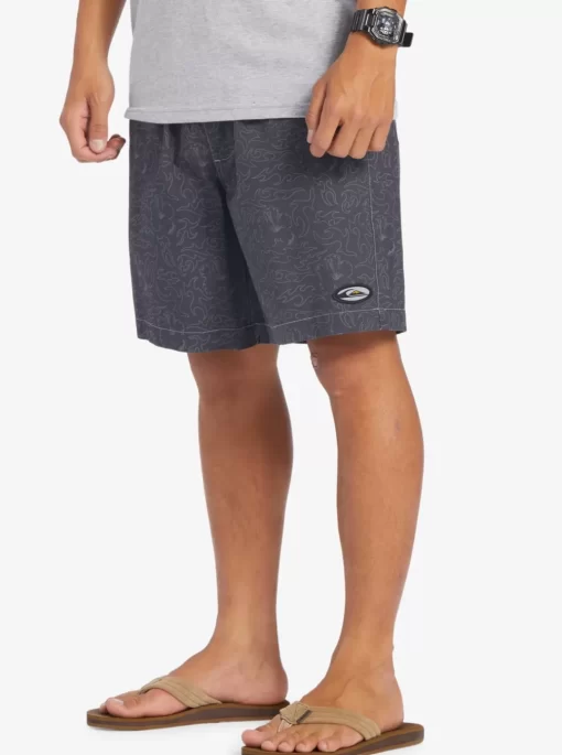 Mens Quiksilver Shorts & Amphibians | Saturn Taxer 18" Elastic Shorts