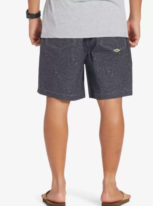 Mens Quiksilver Shorts & Amphibians | Saturn Taxer 18" Elastic Shorts