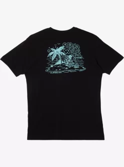 Mens Quiksilver Tees | Send Wax Mtz T-Shirt