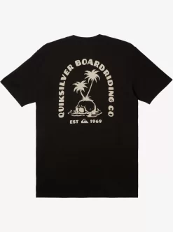 Mens Quiksilver Tees | Skull Island T-Shirt