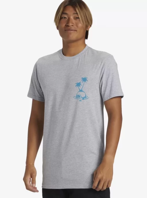Mens Quiksilver Tees | Skull Island T-Shirt