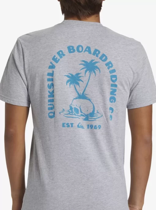 Mens Quiksilver Tees | Skull Island T-Shirt