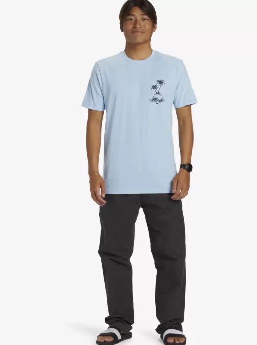 Mens Quiksilver Tees | Skull Island T-Shirt