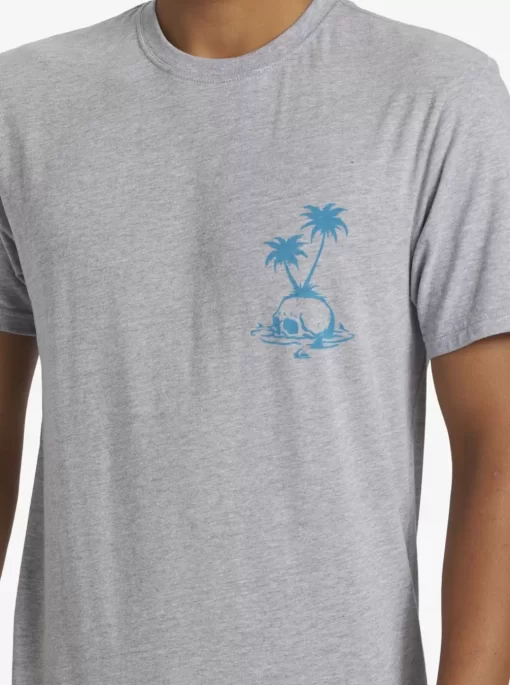 Mens Quiksilver Tees | Skull Island T-Shirt