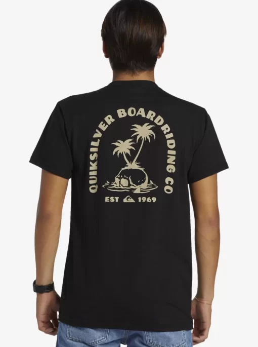 Mens Quiksilver Tees | Skull Island T-Shirt