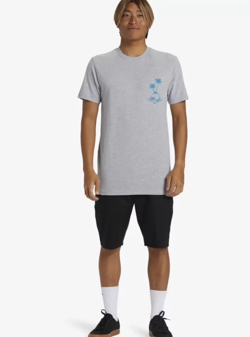 Mens Quiksilver Tees | Skull Island T-Shirt