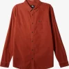 Mens Quiksilver Shirts & Polos | Smoke Trail Long Sleeve Shirt