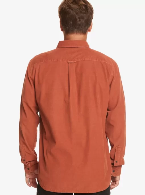 Mens Quiksilver Shirts & Polos | Smoke Trail Long Sleeve Shirt