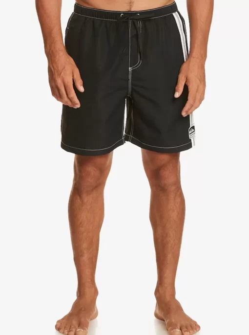 Mens Quiksilver Elastic Waist | Sof Volley 18" Volleys