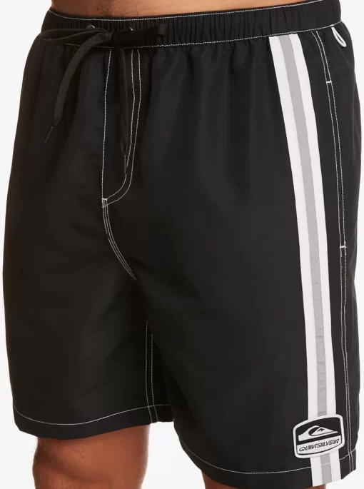 Mens Quiksilver Elastic Waist | Sof Volley 18" Volleys
