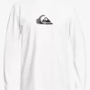 Mens Quiksilver Rashguards | Solid Streak Long Sleeve Upf 50 Surf Tee