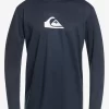 Mens Quiksilver Rashguards | Solid Streak Long Sleeve Upf 50 Surf Tee
