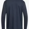 Mens Quiksilver Rashguards | Solid Streak Long Sleeve Upf 50 Surf Tee