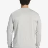Mens Quiksilver Rashguards | Solid Streak Long Sleeve Upf 50 Surf Tee