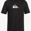 Mens Quiksilver Rashguards | Solid Streak Short Sleeve Upf 50 Surf Tee