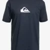 Mens Quiksilver Rashguards | Solid Streak Short Sleeve Upf 50 Surf Tee