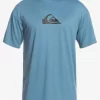 Mens Quiksilver Rashguards | Solid Streak Short Sleeve Upf 50 Surf Tee
