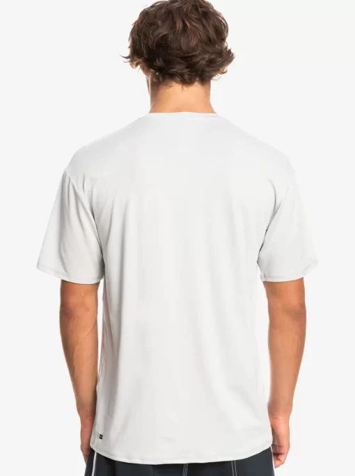 Mens Quiksilver Rashguards | Solid Streak Short Sleeve Upf 50 Surf Tee