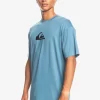 Mens Quiksilver Rashguards | Solid Streak Short Sleeve Upf 50 Surf Tee