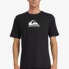 Mens Quiksilver Rashguards | Solid Streak Short Sleeve Upf 50 Surf T-Shirt