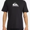 Mens Quiksilver Rashguards | Solid Streak Short Sleeve Upf 50 Surf T-Shirt