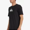 Mens Quiksilver Rashguards | Solid Streak Short Sleeve Upf 50 Surf T-Shirt