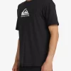 Mens Quiksilver Rashguards | Solid Streak Short Sleeve Upf 50 Surf T-Shirt