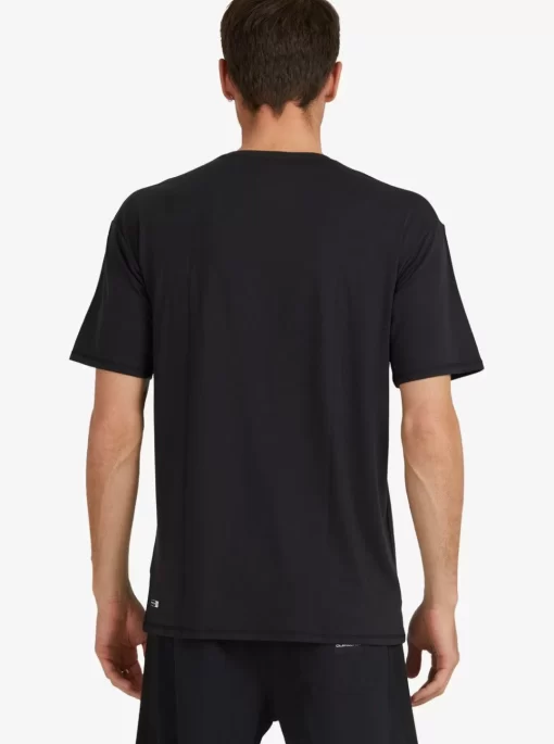 Mens Quiksilver Rashguards | Solid Streak Short Sleeve Upf 50 Surf T-Shirt
