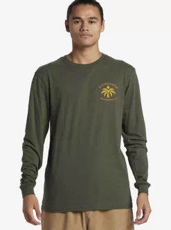 Mens Quiksilver Tees | Solo Arbol Long Sleeve T-Shirt