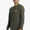 Mens Quiksilver Tees | Solo Arbol Long Sleeve T-Shirt