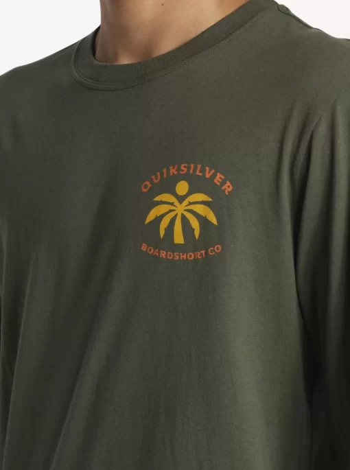 Mens Quiksilver Tees | Solo Arbol Long Sleeve T-Shirt