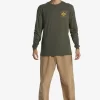 Mens Quiksilver Tees | Solo Arbol Long Sleeve T-Shirt