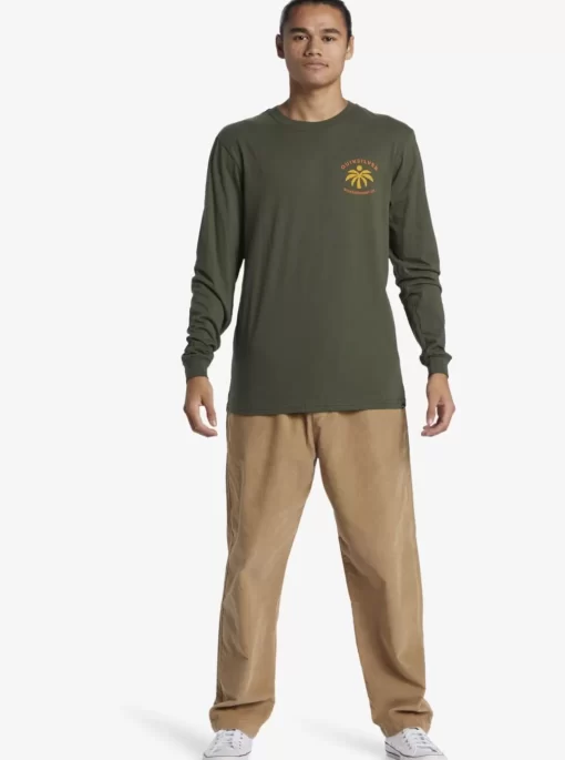 Mens Quiksilver Tees | Solo Arbol Long Sleeve T-Shirt