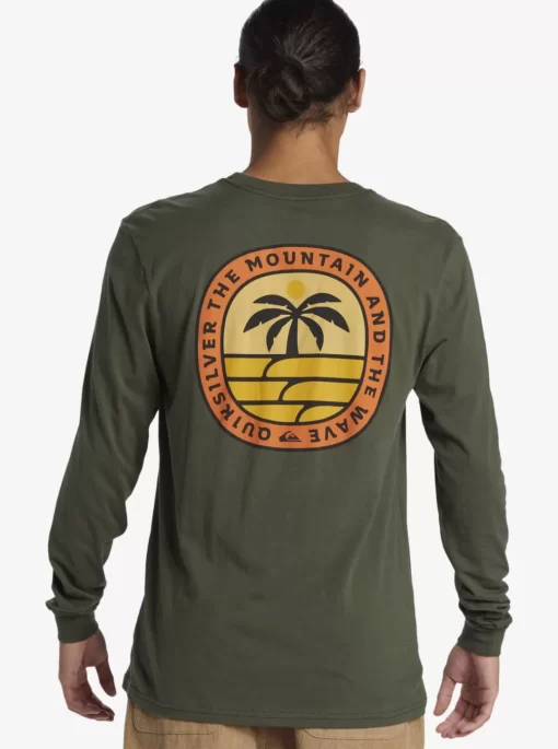 Mens Quiksilver Tees | Solo Arbol Long Sleeve T-Shirt