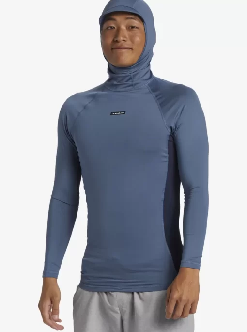 Mens Quiksilver Rashguards | Storm Tripper Hooded Long Sleeve Surf Top