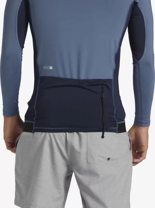 Mens Quiksilver Rashguards | Storm Tripper Hooded Long Sleeve Surf Top
