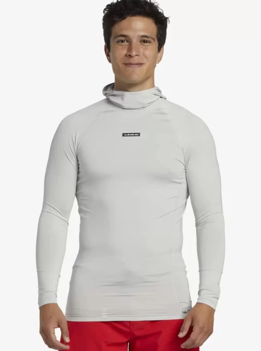 Mens Quiksilver Rashguards | Storm Tripper Hooded Long Sleeve Surf Top