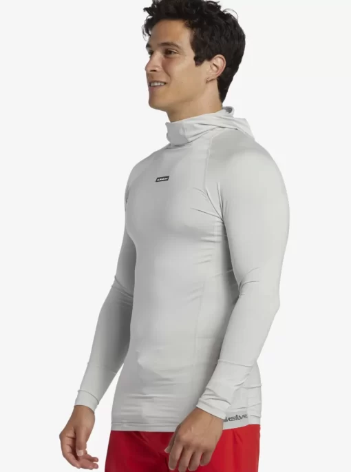 Mens Quiksilver Rashguards | Storm Tripper Hooded Long Sleeve Surf Top