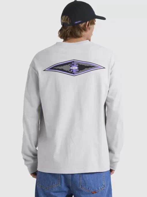Mens Quiksilver Tees | Stretch Long Sleeve T-Shirt
