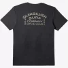 Mens Quiksilver Tees | Surf Lockup T-Shirt