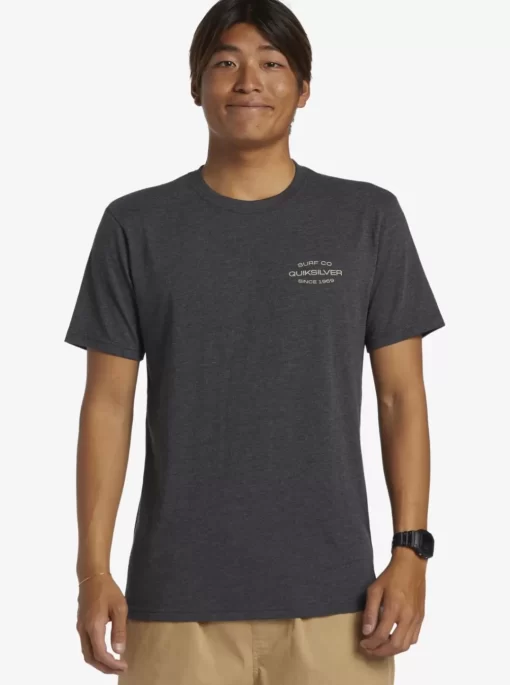 Mens Quiksilver Tees | Surf Lockup T-Shirt