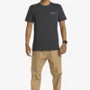Mens Quiksilver Tees | Surf Lockup T-Shirt
