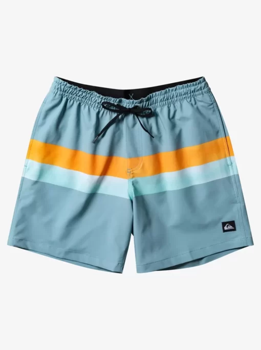 Mens Quiksilver Elastic Waist | Surfsilk Air-Brush 17" Volleys For Men