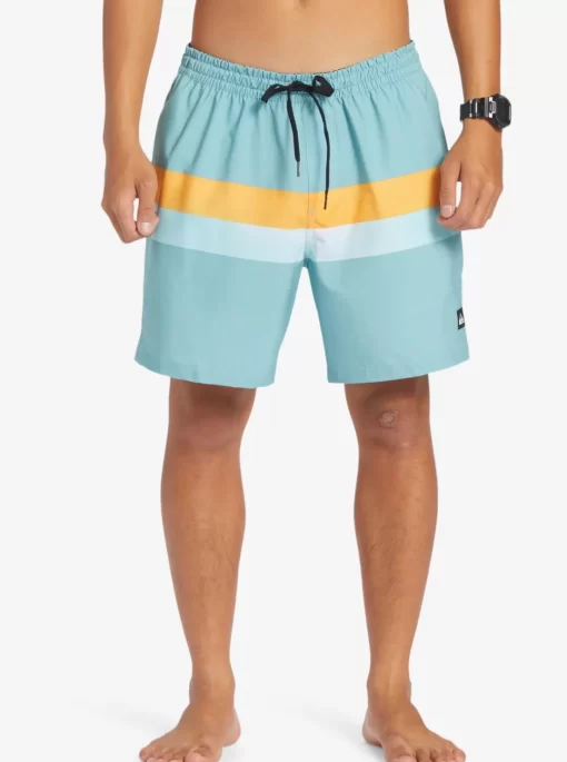 Mens Quiksilver Elastic Waist | Surfsilk Air-Brush 17" Volleys For Men