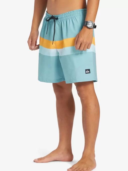 Mens Quiksilver Elastic Waist | Surfsilk Air-Brush 17" Volleys For Men