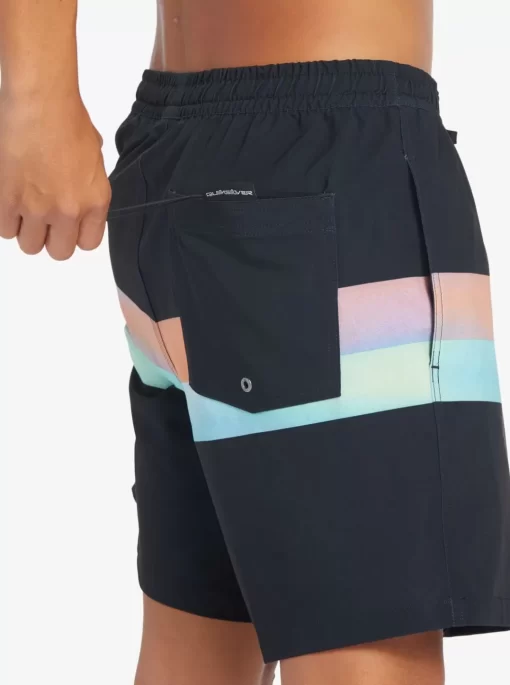 Mens Quiksilver Elastic Waist | Surfsilk Air-Brush 17" Volleys For Men